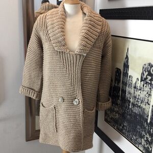 Roberto Collina Chunky Knit Oversized Cardigan
